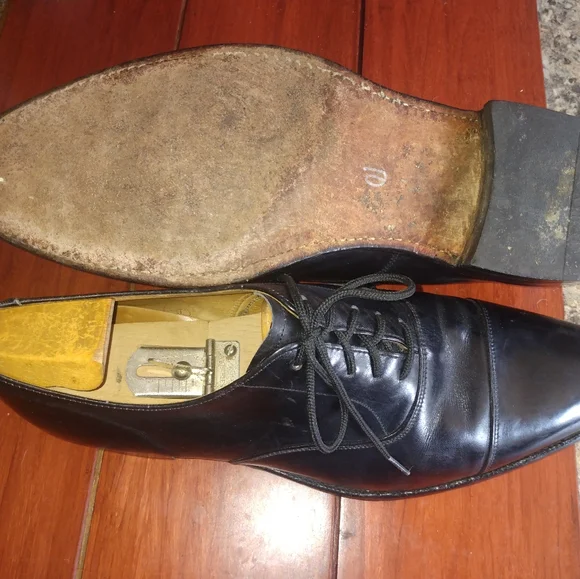 Church's Men Black Captoe Oxford 11.5 (08)